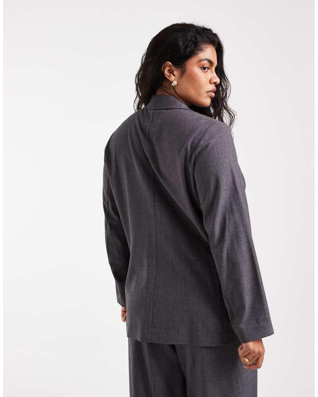 Vero Moda Black Oversized Tailored Blazer Co-ord