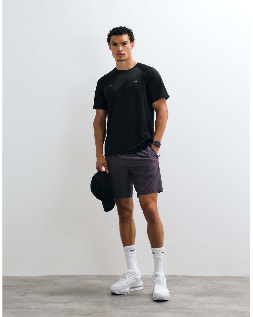 Jack & Jones Blue Sports Lightweight Mesh Training T-shirt for men