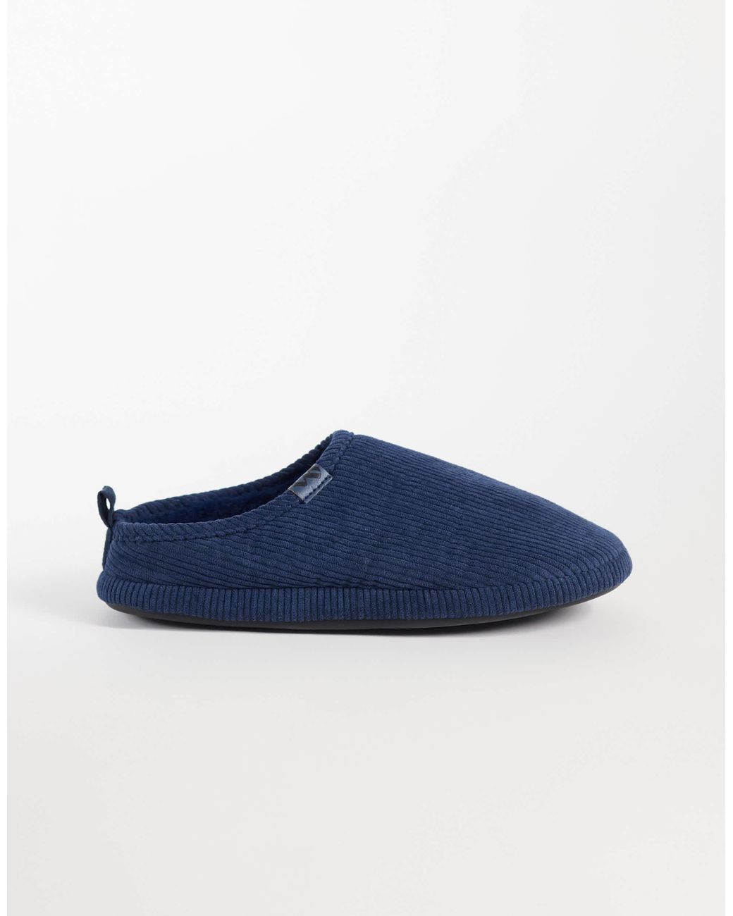 Chaussons en velours côtelé Threadbare pour homme en coloris Blue