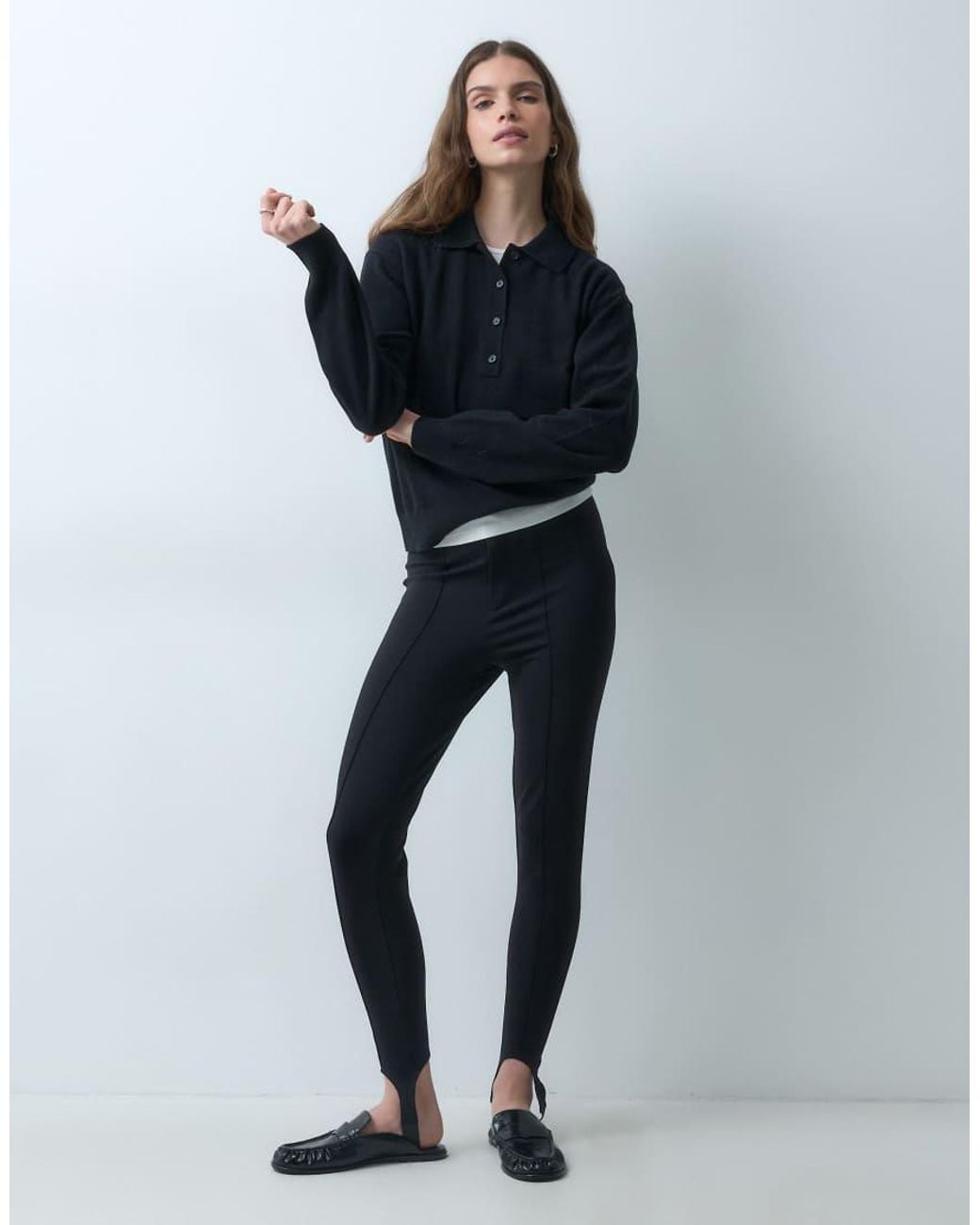 ARKET Blue Wool Poloshirt