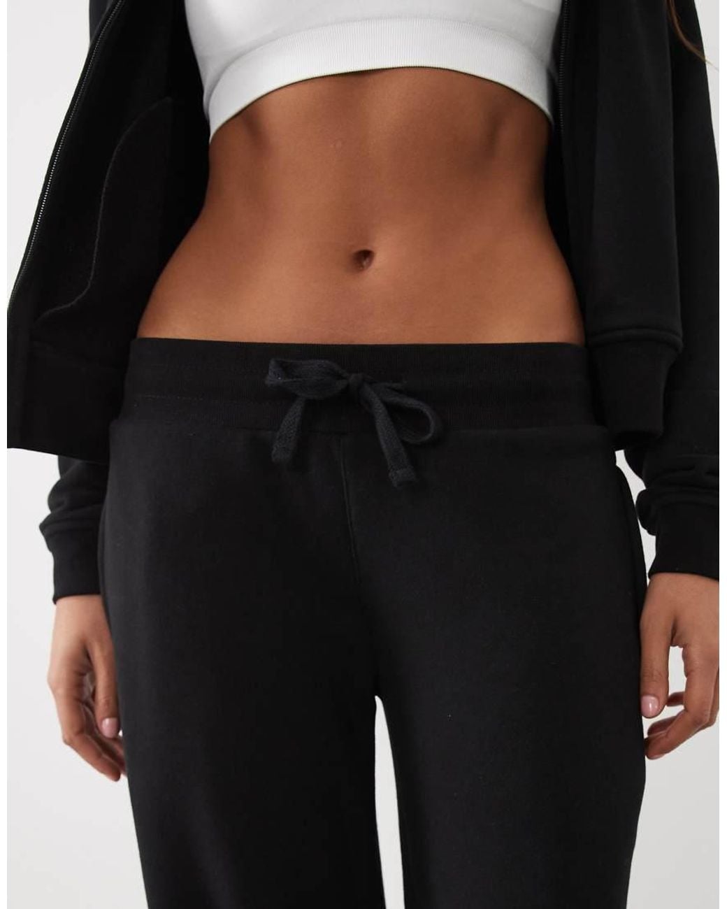 4505 White Y2k Lightweight Studio Low Rise joggers