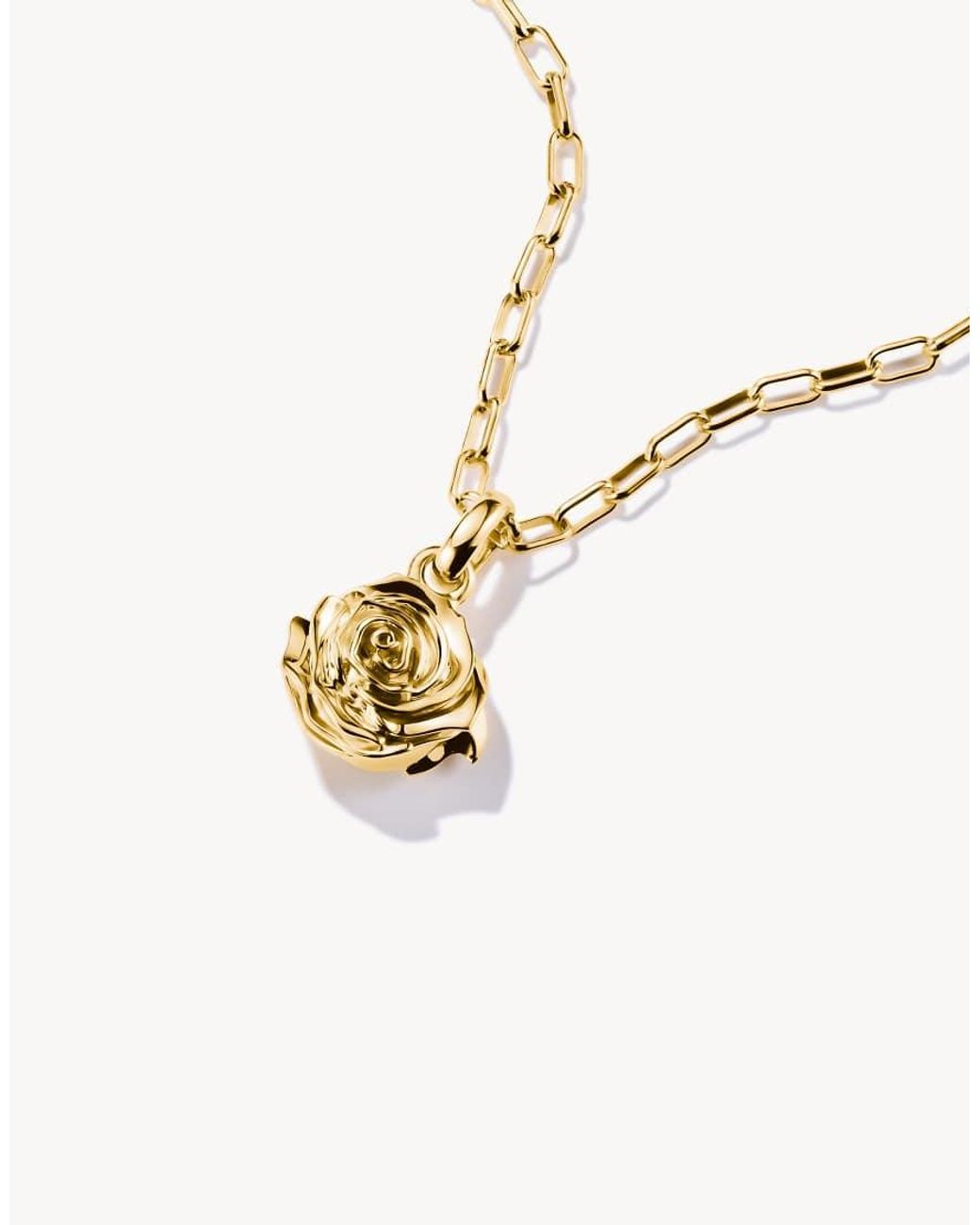 Thomas Sabo Metallic Charm Pendant Rose Blossom Connect-Plated
