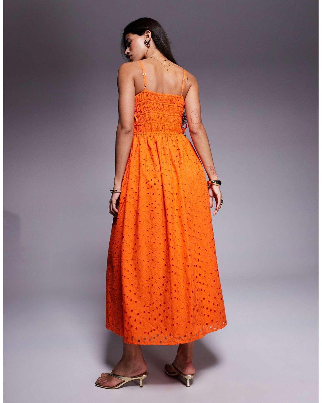 chinese dress ladies Pol Clothing || Sweet Summertime Slit Maxi Dress Toffee / SM