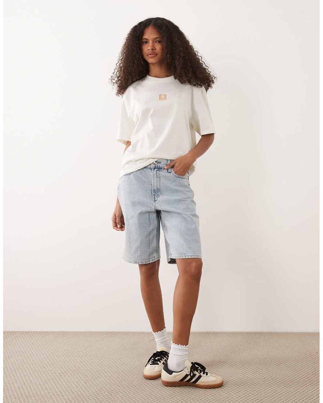 Timberland Brown Stack Logo Short-Sleeve T-Shirt