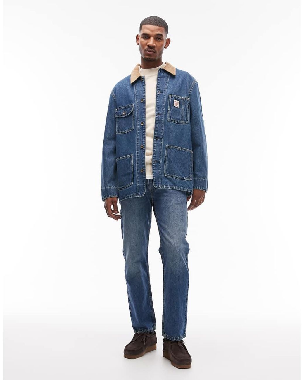 Levi's Blue Workwear Berkley Denim Chore Jacket for men