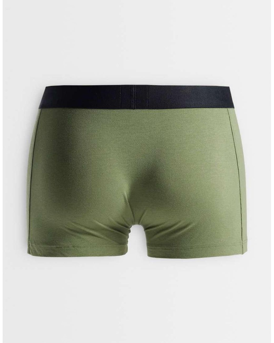 Boss Blue One 3 Pack Front Icon Logo Trunks for men