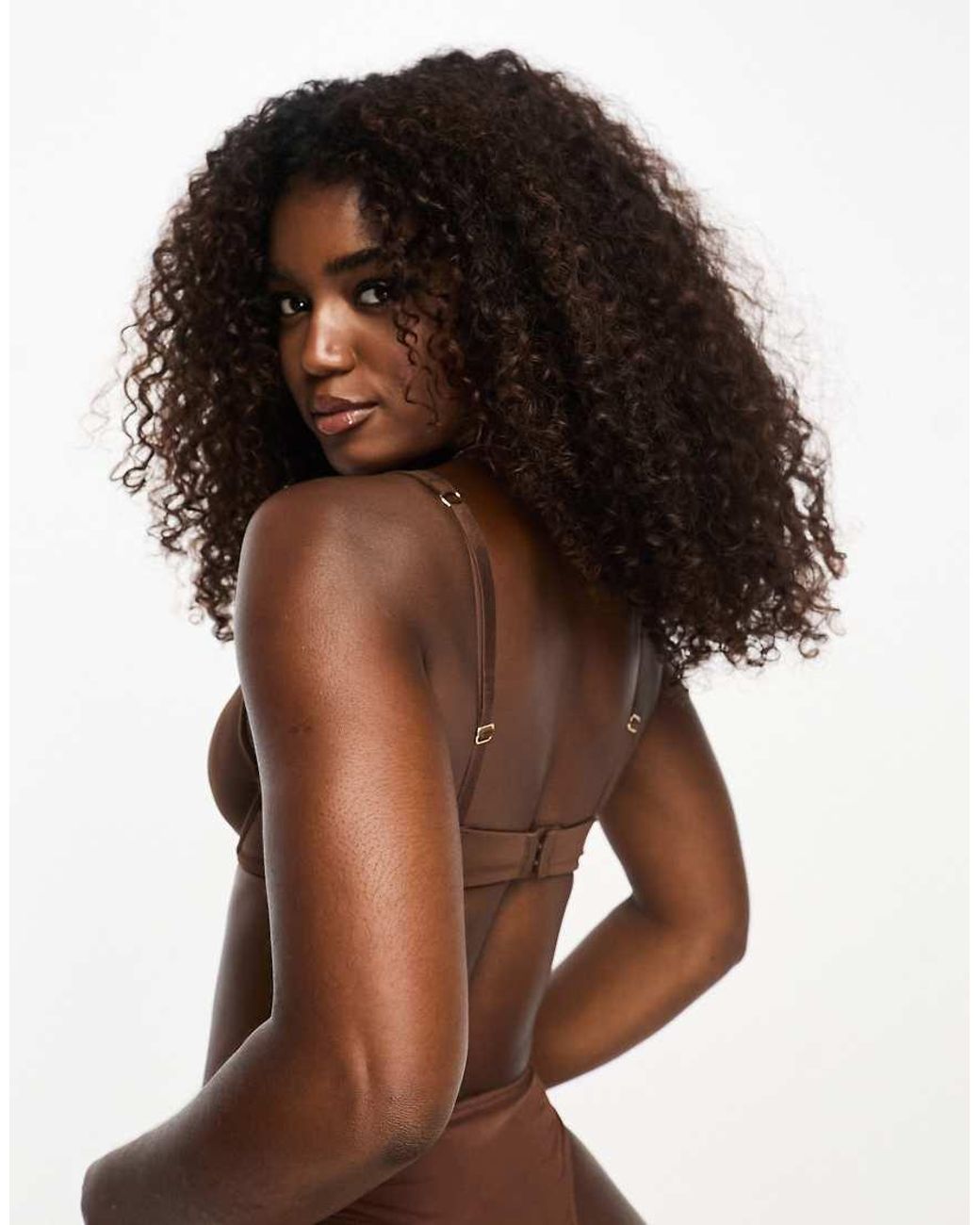 ASOS Brown Marina Smoothing Underwire Bra