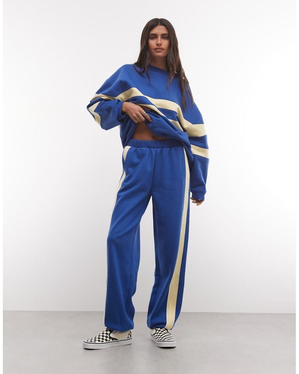 ASOS Blue jogger With Contrast Detail