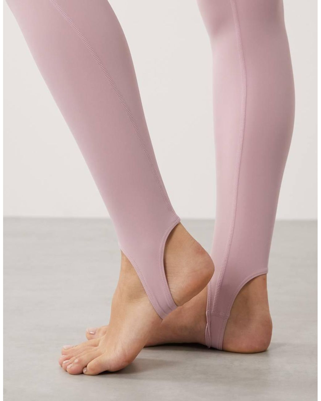 BO+TEE Pink Bo+tee Foldover Mid Rise Stirrup leggings
