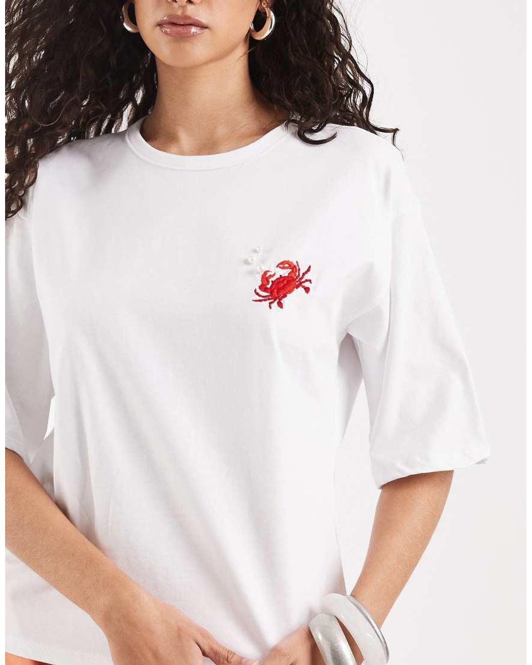 Vero Moda White Short Sleeve T-shirt