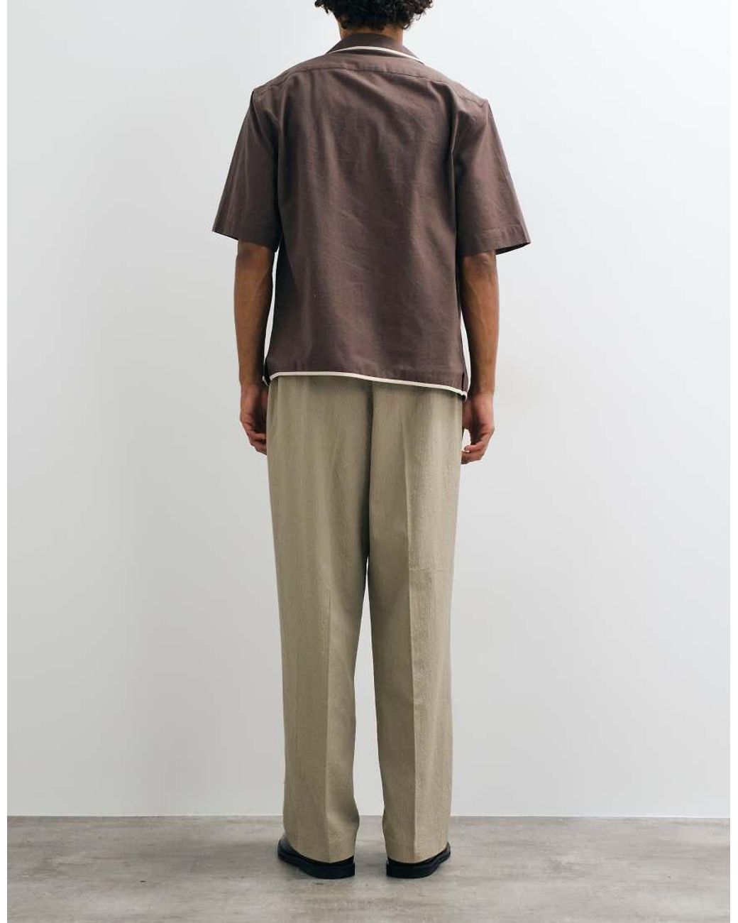 ASOS Multicolor Tailored Wide Leg Trousers for men