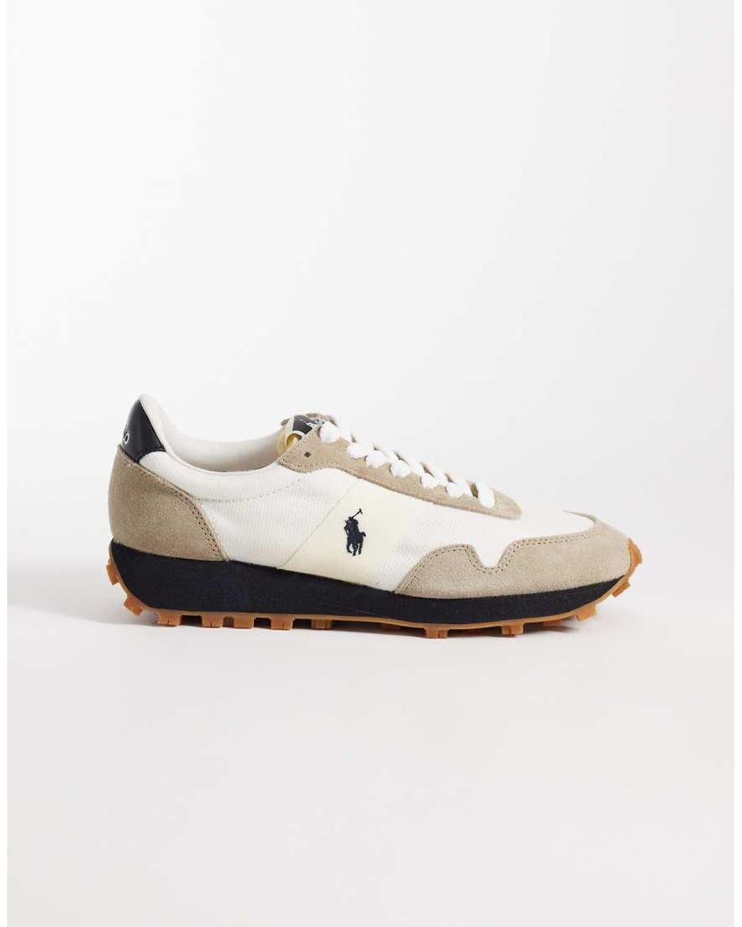Polo Ralph Lauren White Trail 125 Panelled Sneakers