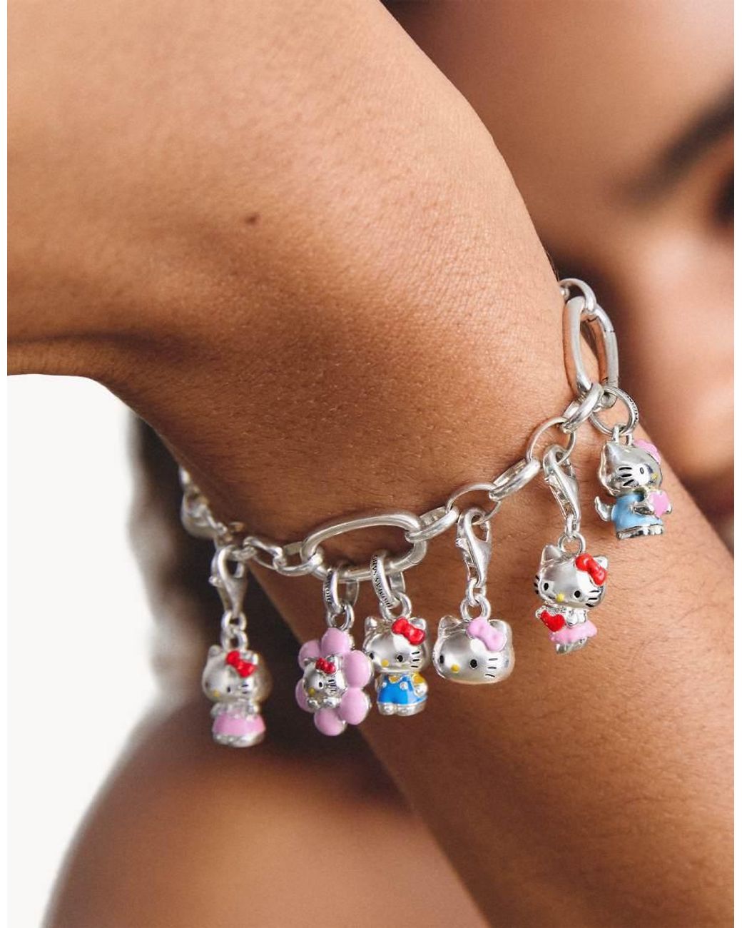Thomas Sabo White Hello Kitty Charm Blue – Connect