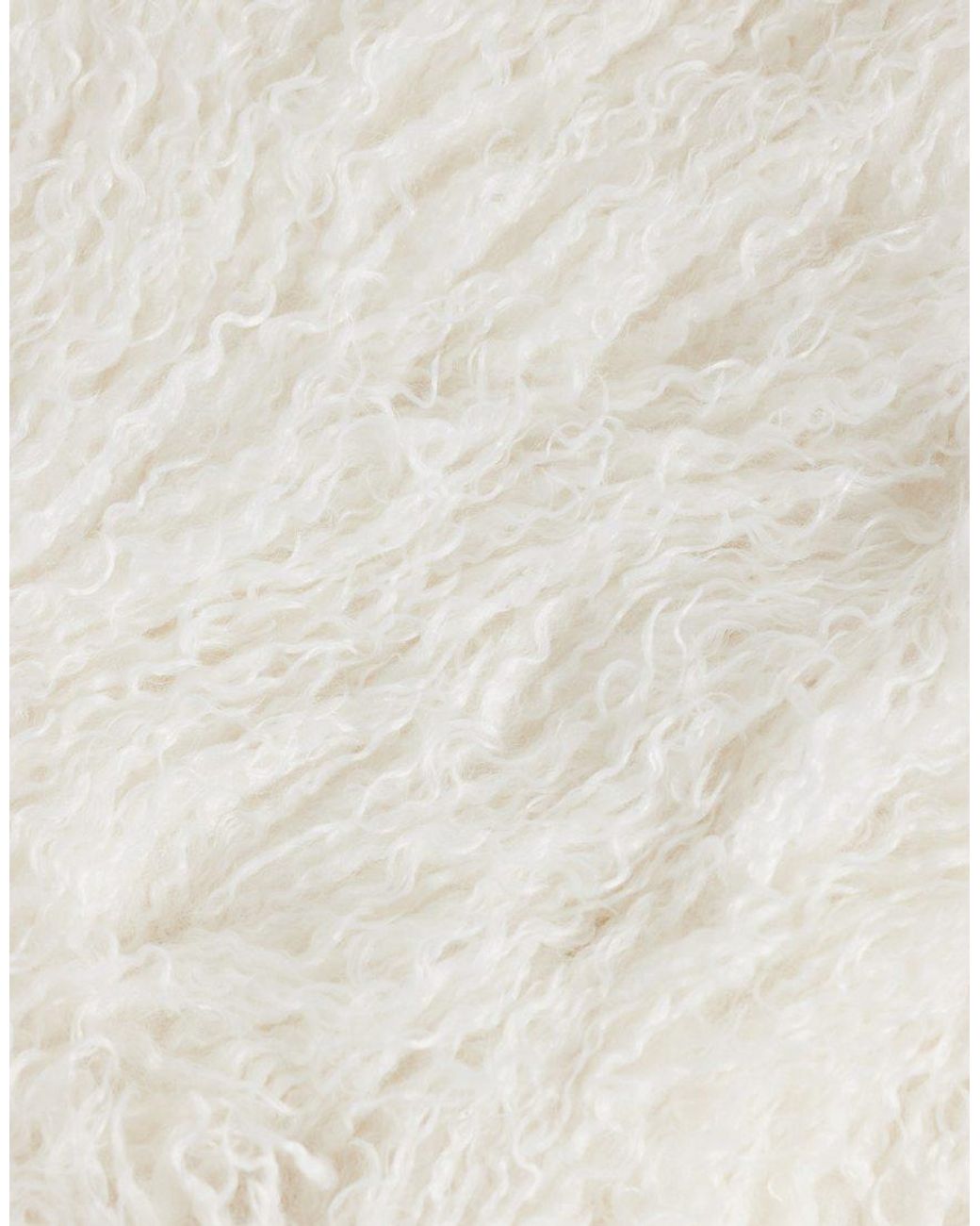 Kaiia White Exclusive Furry Leg Warmers