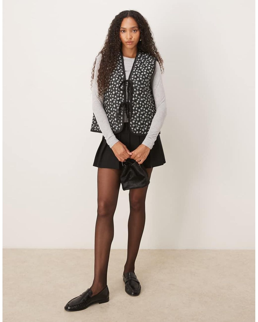Glamorous Black Quilted Gilet