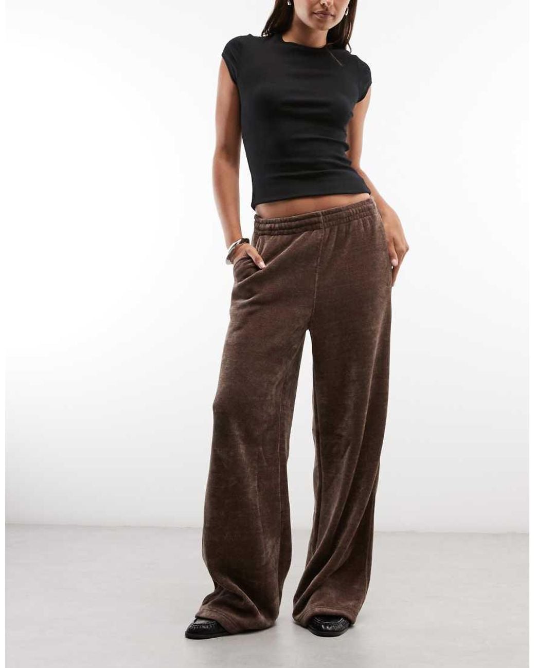 Adidas Originals Brown Chenille Trousers