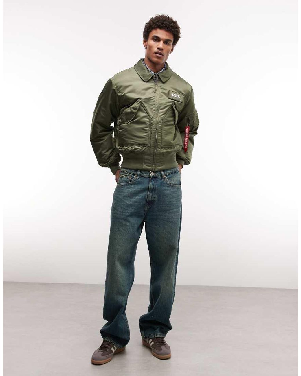 Alpha Industries Bomberjack in het Green voor heren