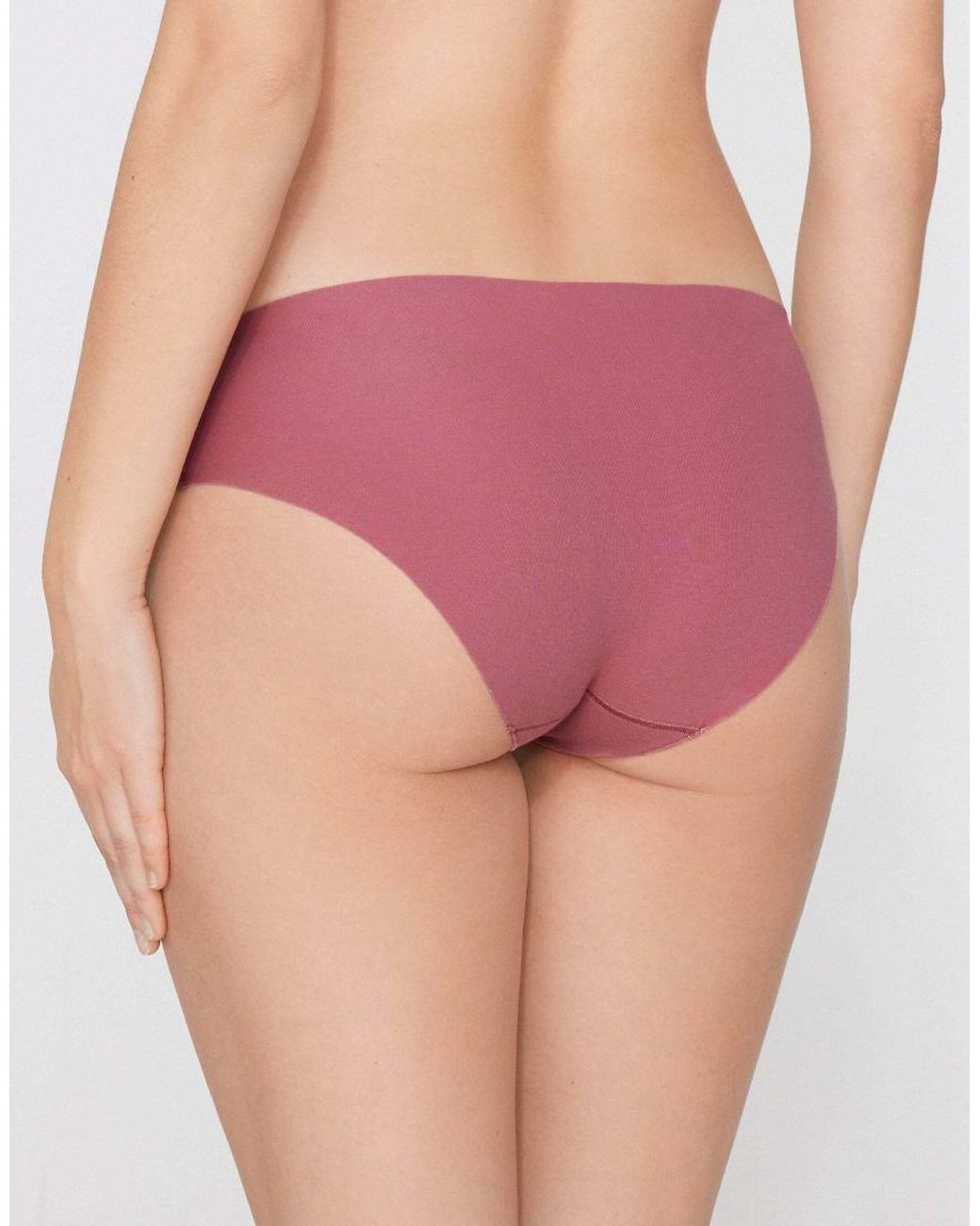 Tezenis Pink Seamless Cotton Knickers