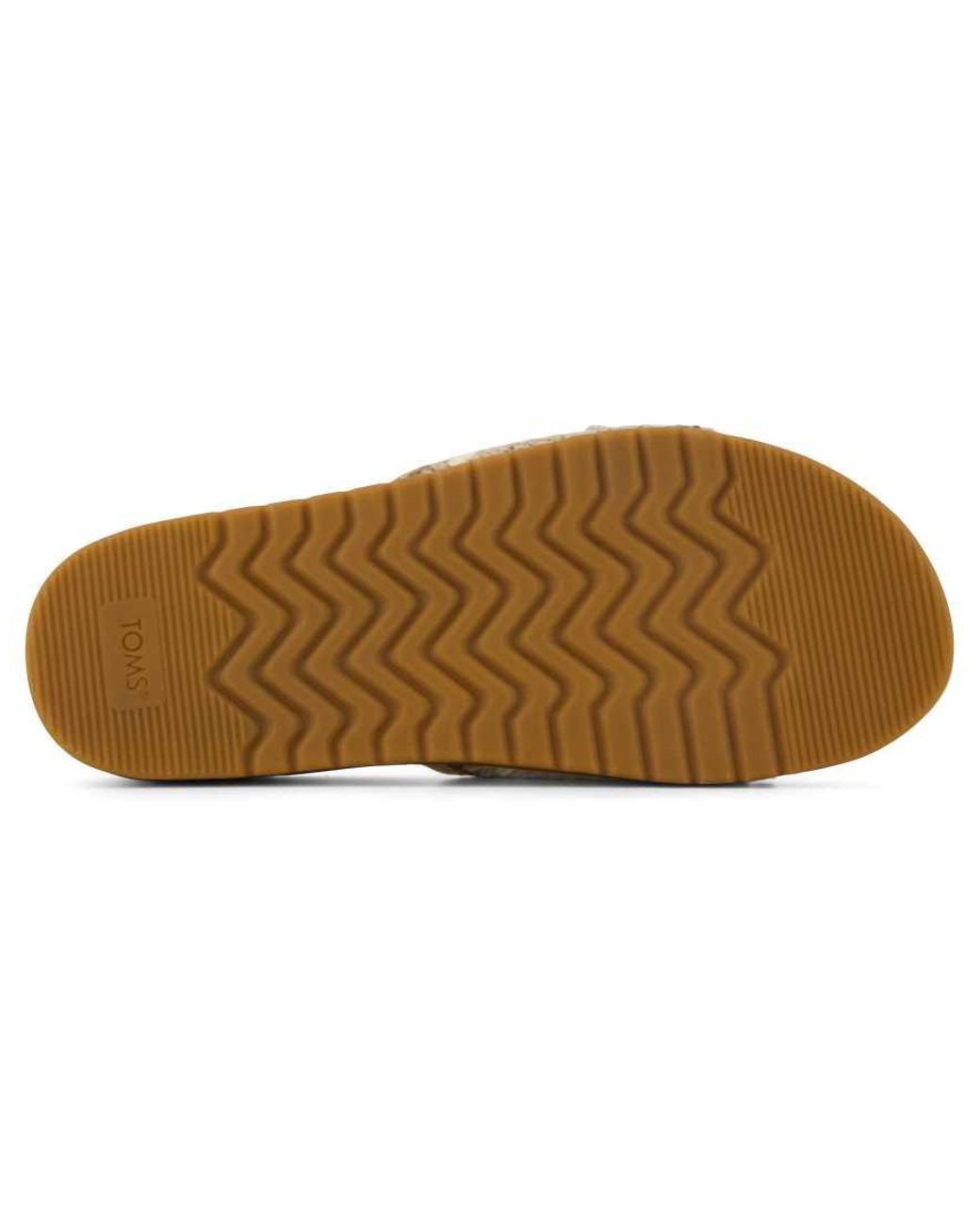 TOMS White Marin Slide Sandal