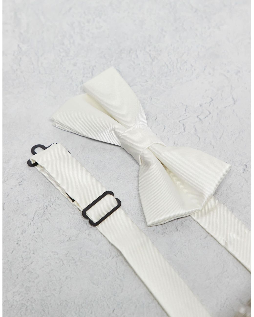 River Island Gray Bow Tie for men