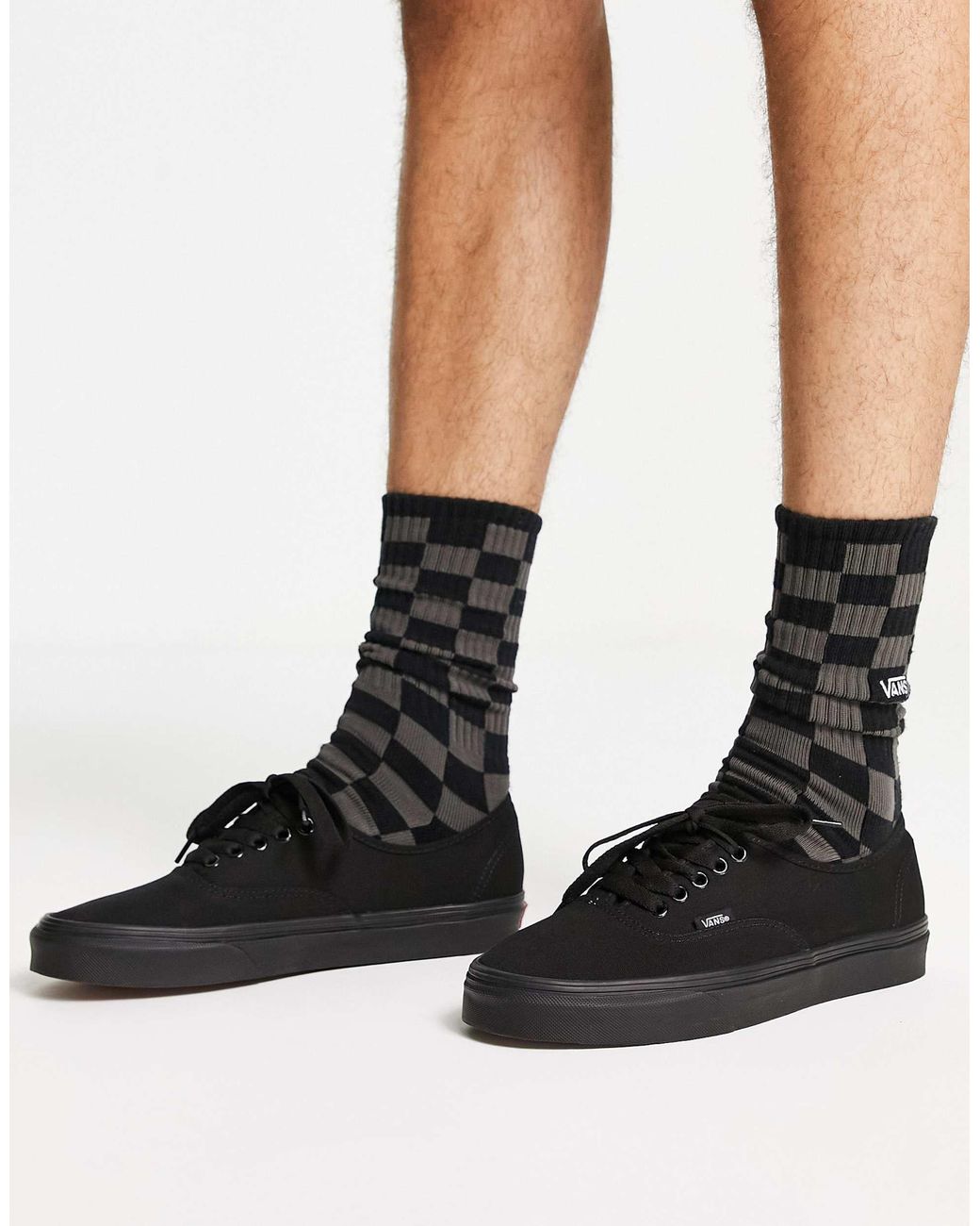 Authentic - baskets - triple Vans pour homme en coloris Black