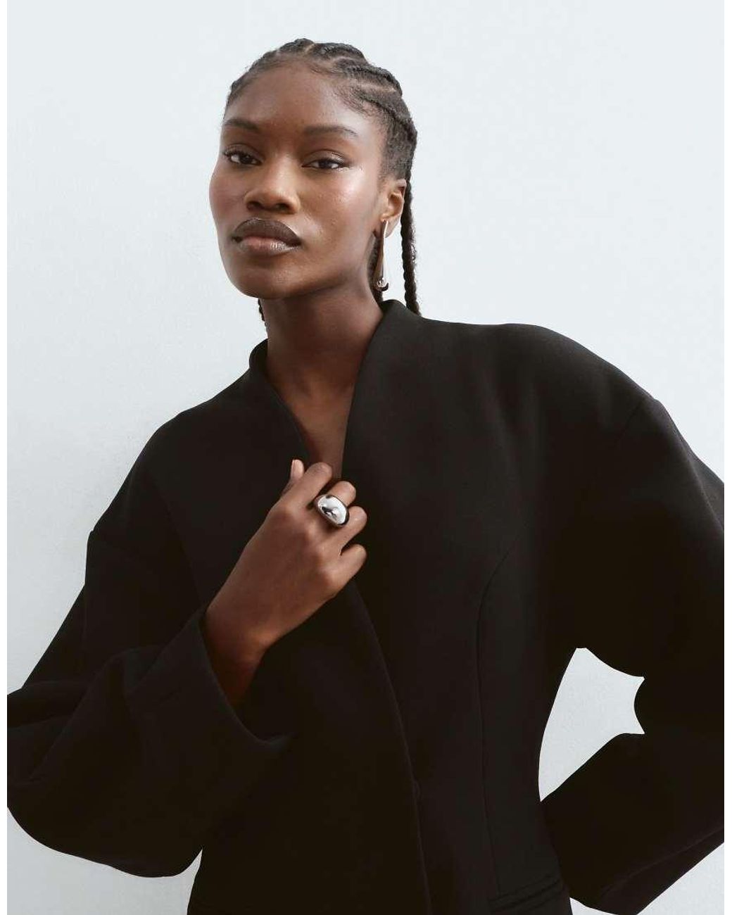 ARRANGE Black Structured Blazer Mini Dress