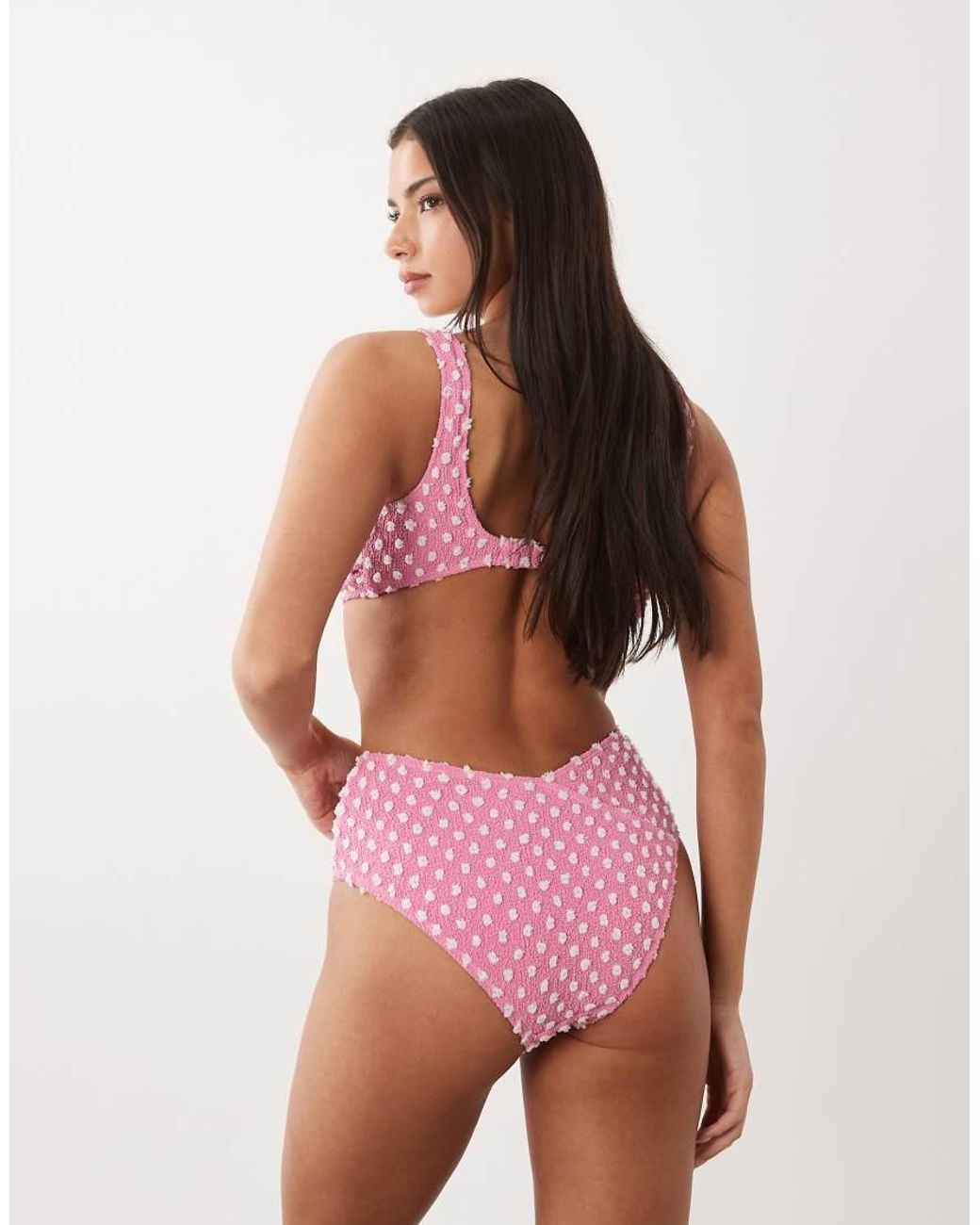 South Beach Pink Wrap Bikini Bottom