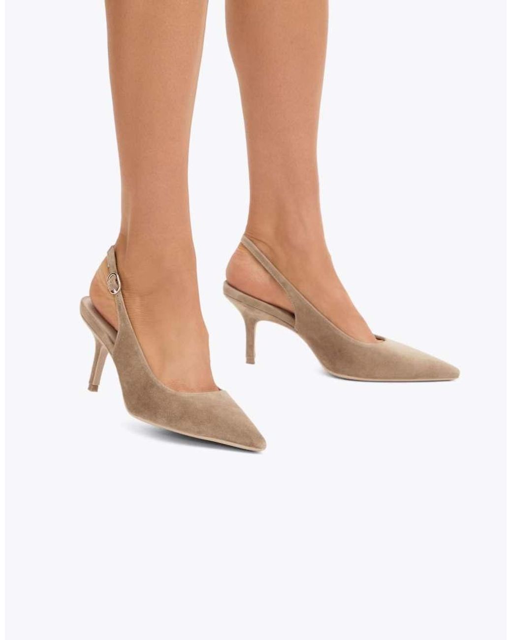Carvela Kurt Geiger White Spirited Heeled Shoes