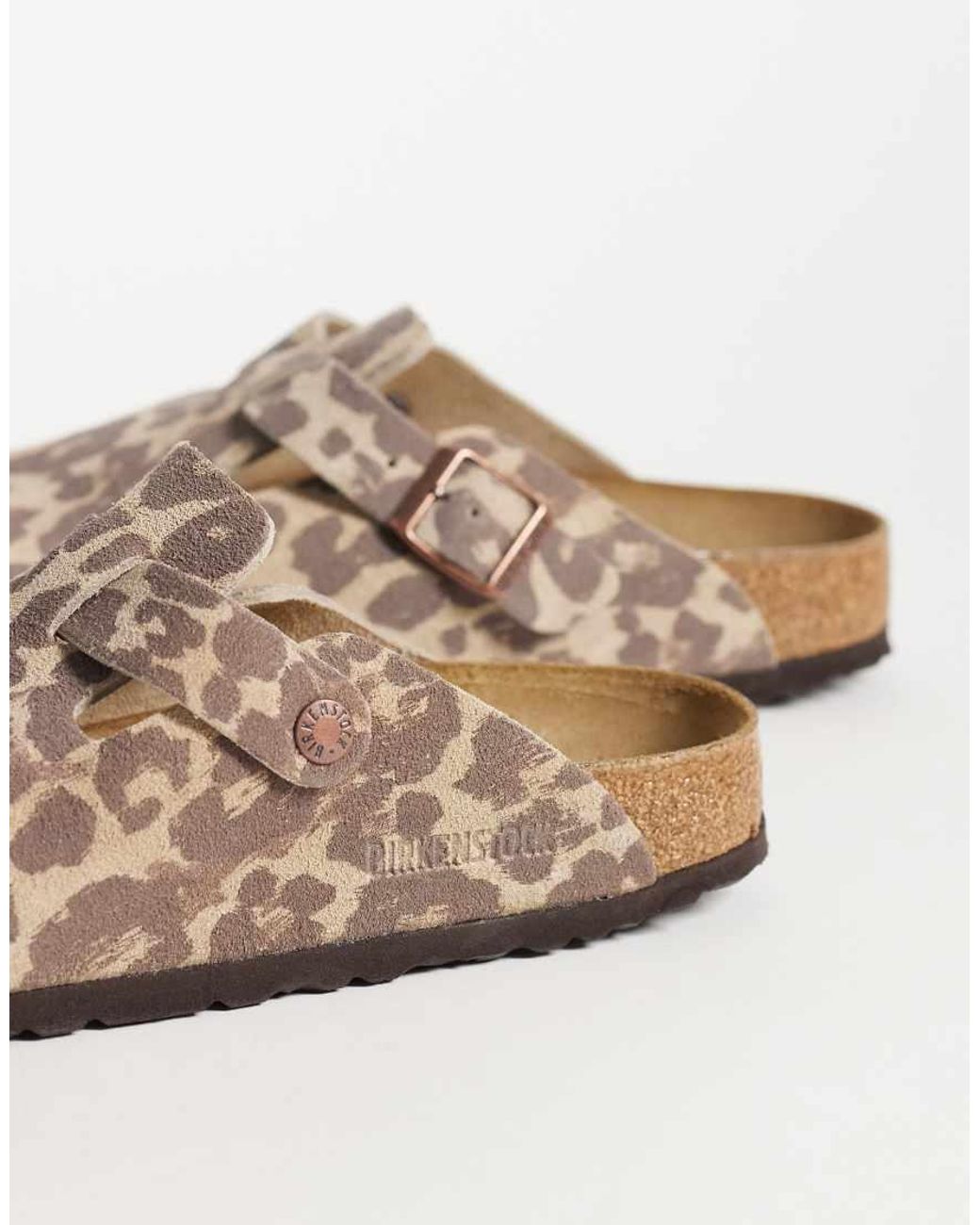 Birkenstock Brown Boston Narrow Fit Clogs