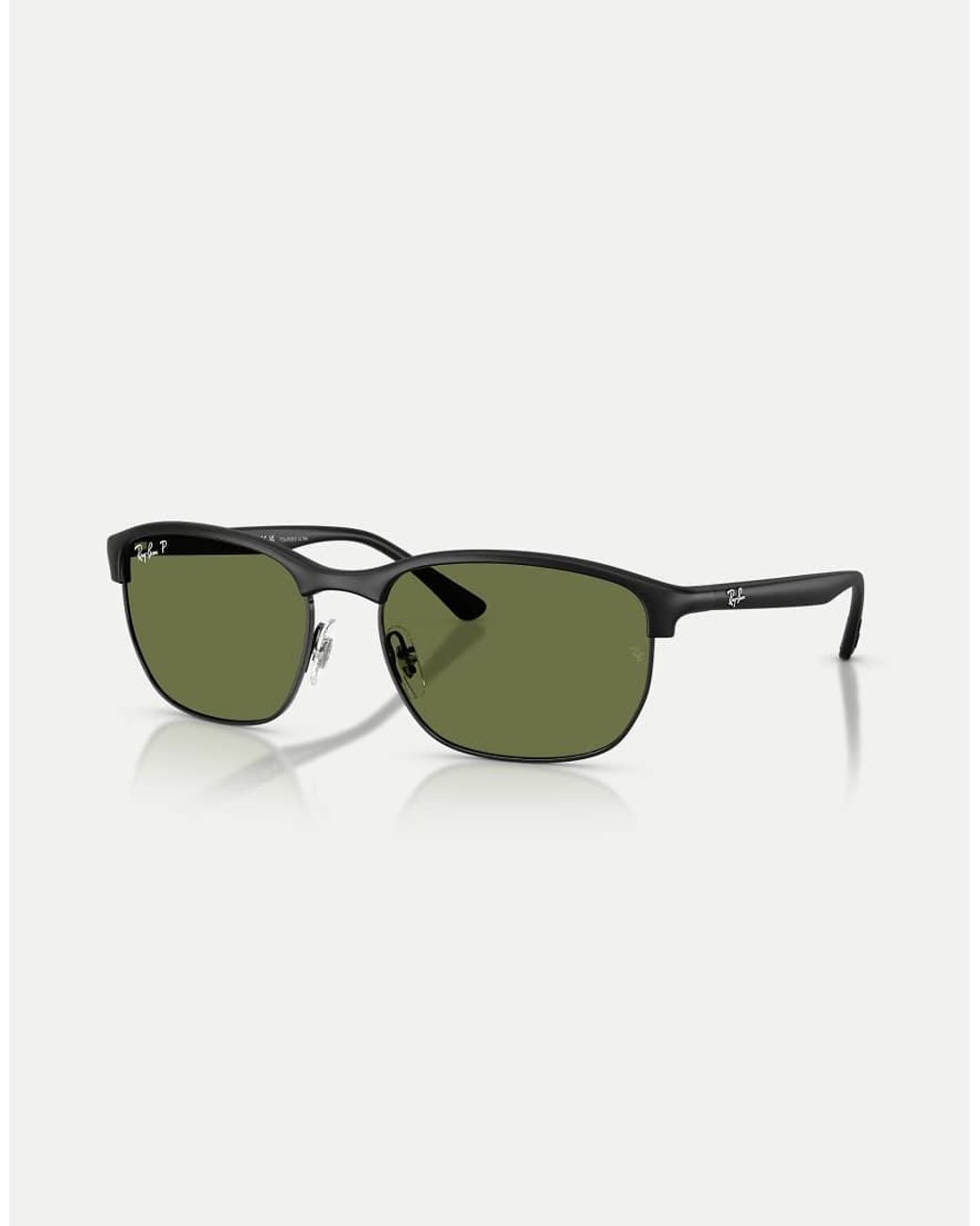Ray-Ban Green Rb4469 Polarized Ultra Lenses Square Polarised Sunglasses With Lens