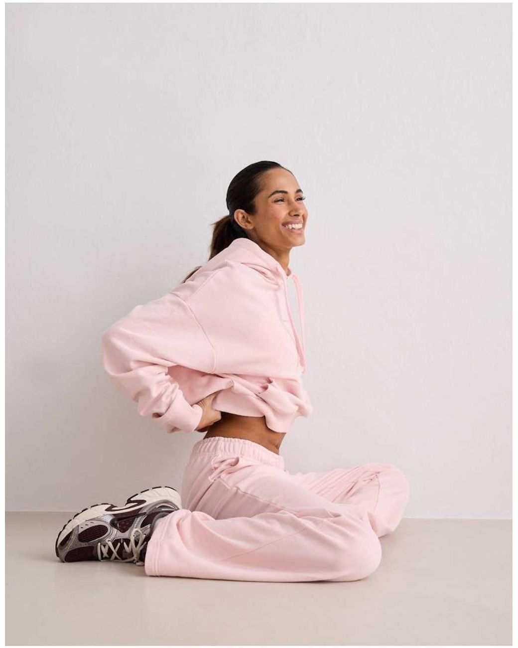Aim'n Pink Ballerina Chunky Terry Sweatpants
