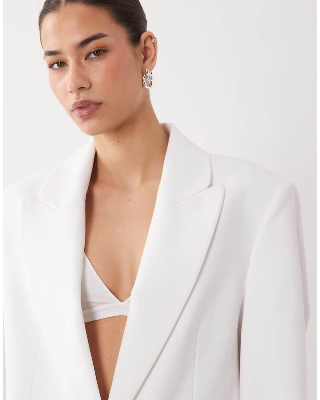 ASOS White Tailored Relaxed Mensy Blazer