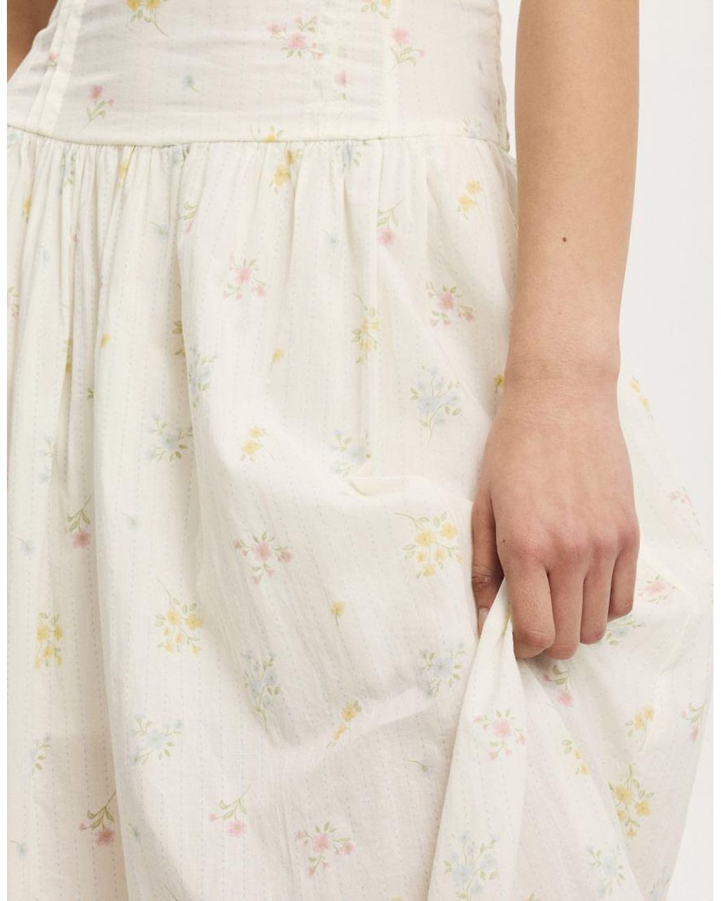Cotton On Natural Kaity Halter Midi Dress