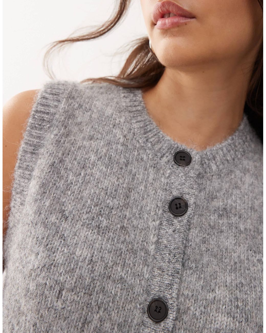 Weekday Gray – strickweste