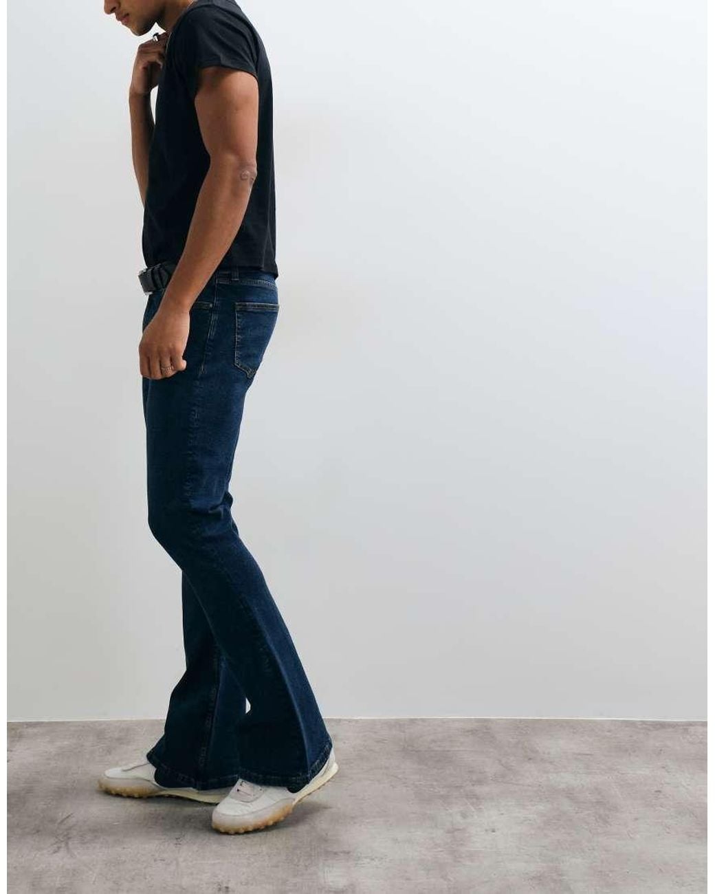 ASOS Blue Flared Jeans for men