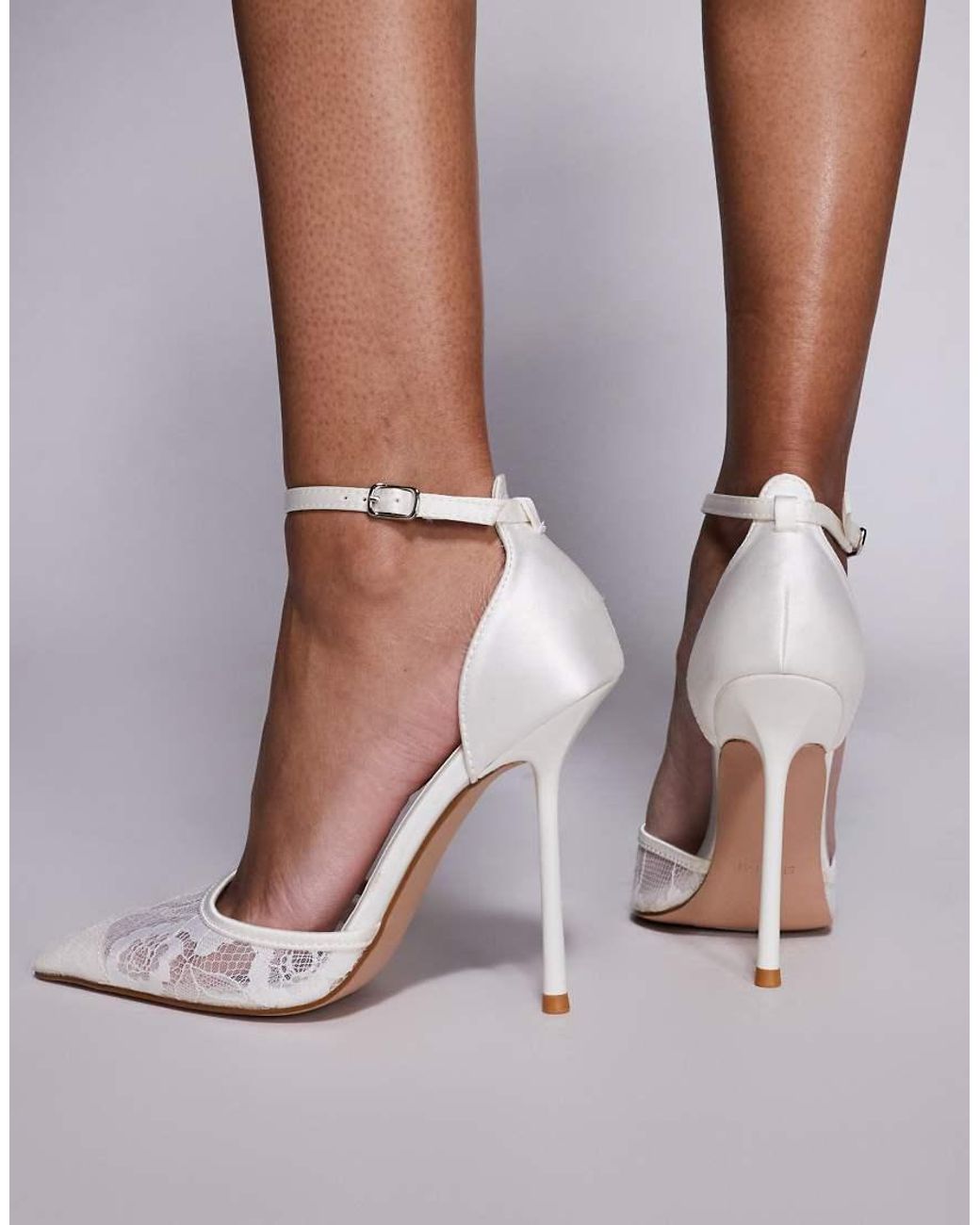 SIMMI White Simmi London Deena Heeled Shoes