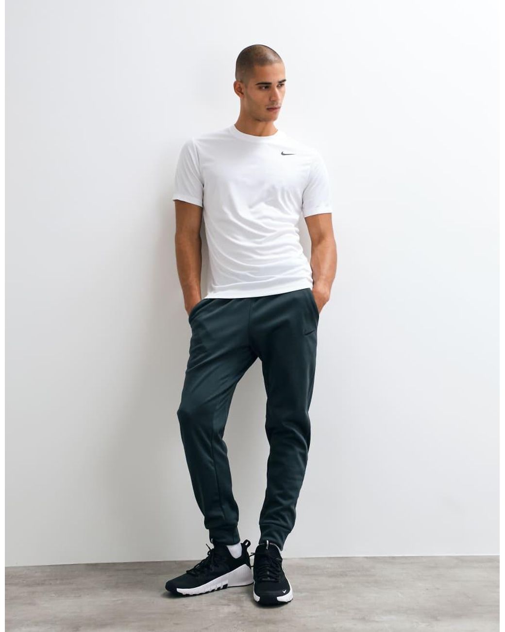 Nike White Dri-fit Flex T-shirt for men