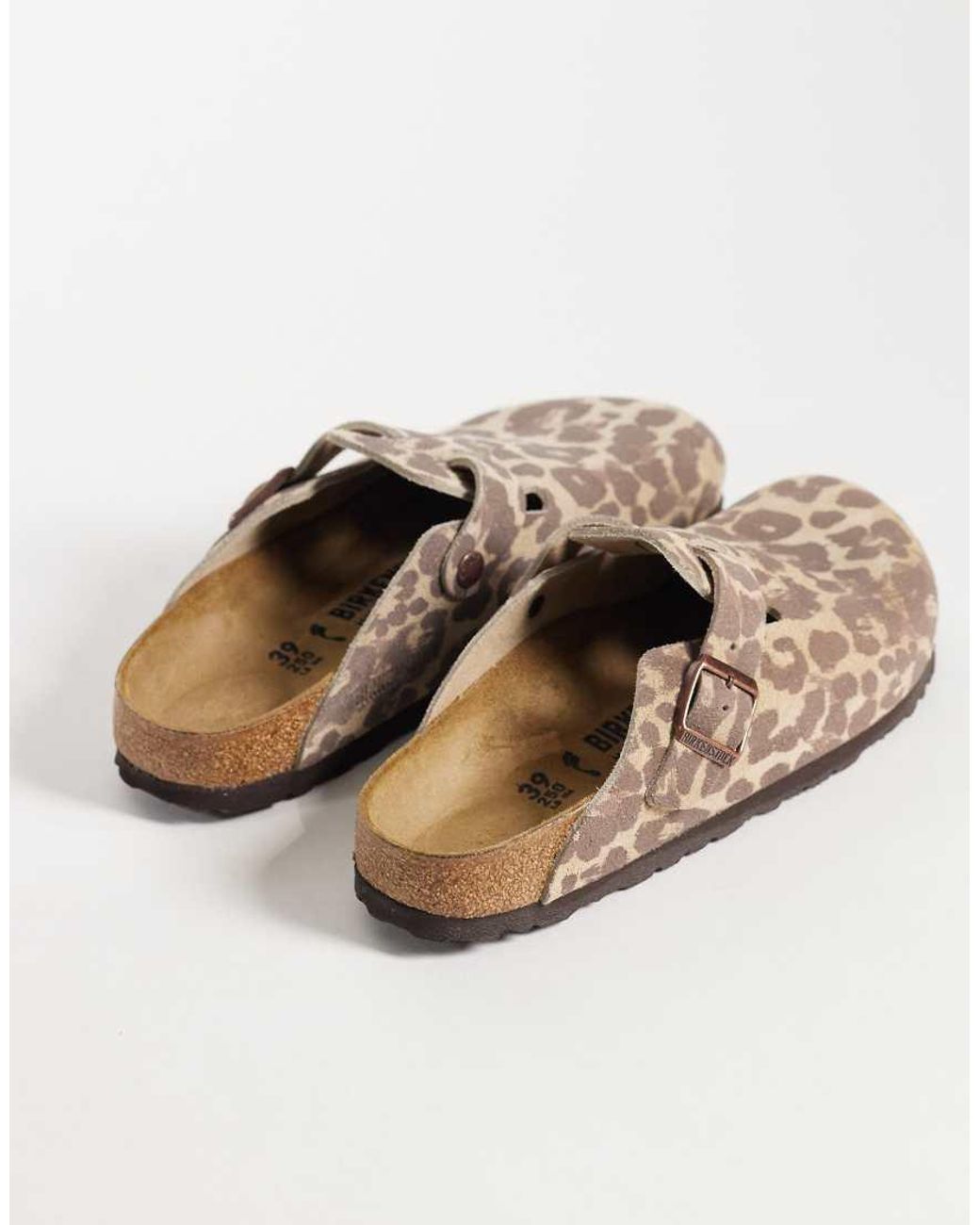 Birkenstock Brown Boston Narrow Fit Clogs
