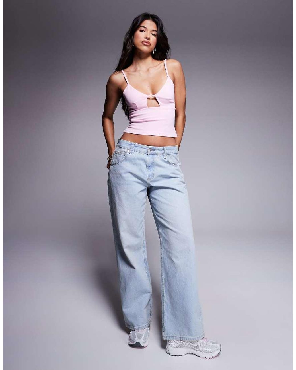 ASOS Pink Bust Cup Cami Top