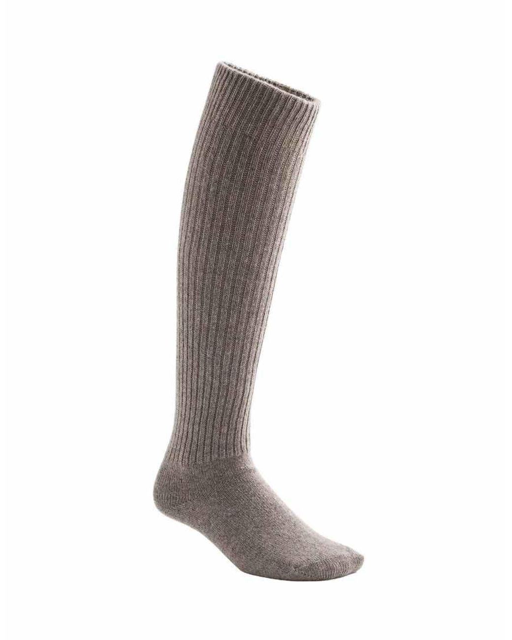 Oysho Green 22% 10% Wool Long Socks