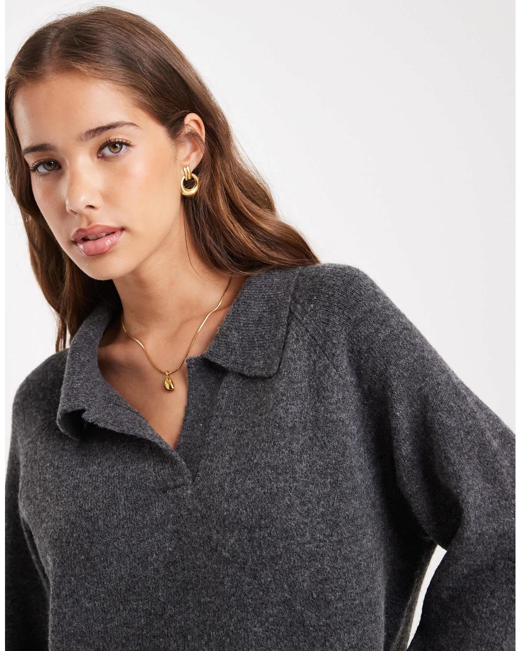 ONLY Gray – mini-strickkleid