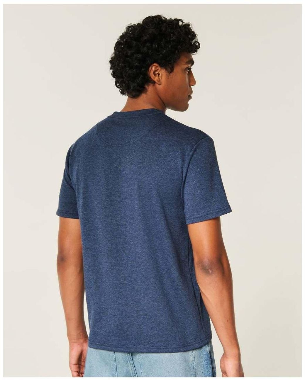 Hollister Blue Relaxed Everyday Tee for men