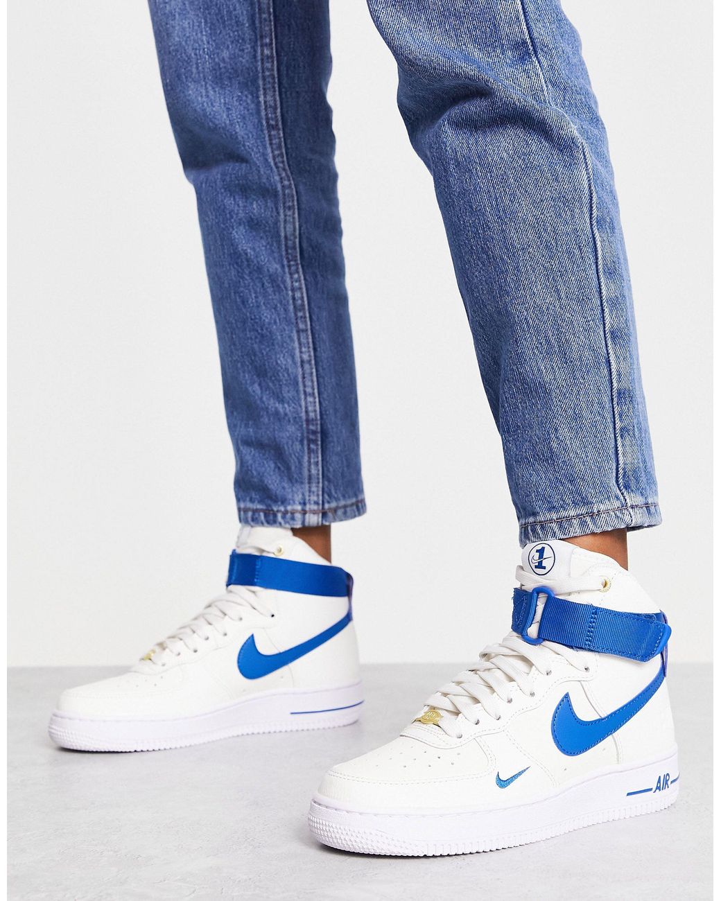 Air force 1 hi se 40th anniversary - sneakers bianche e blu ghiandaia di  Nike in Blu | Lyst