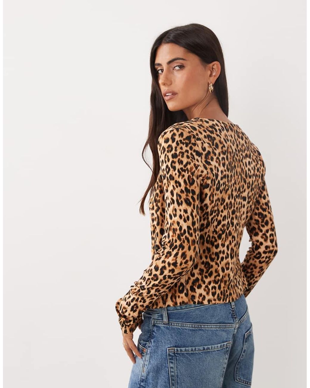 Miss Selfridge Blue Ribbed Cardigan And Cami Set