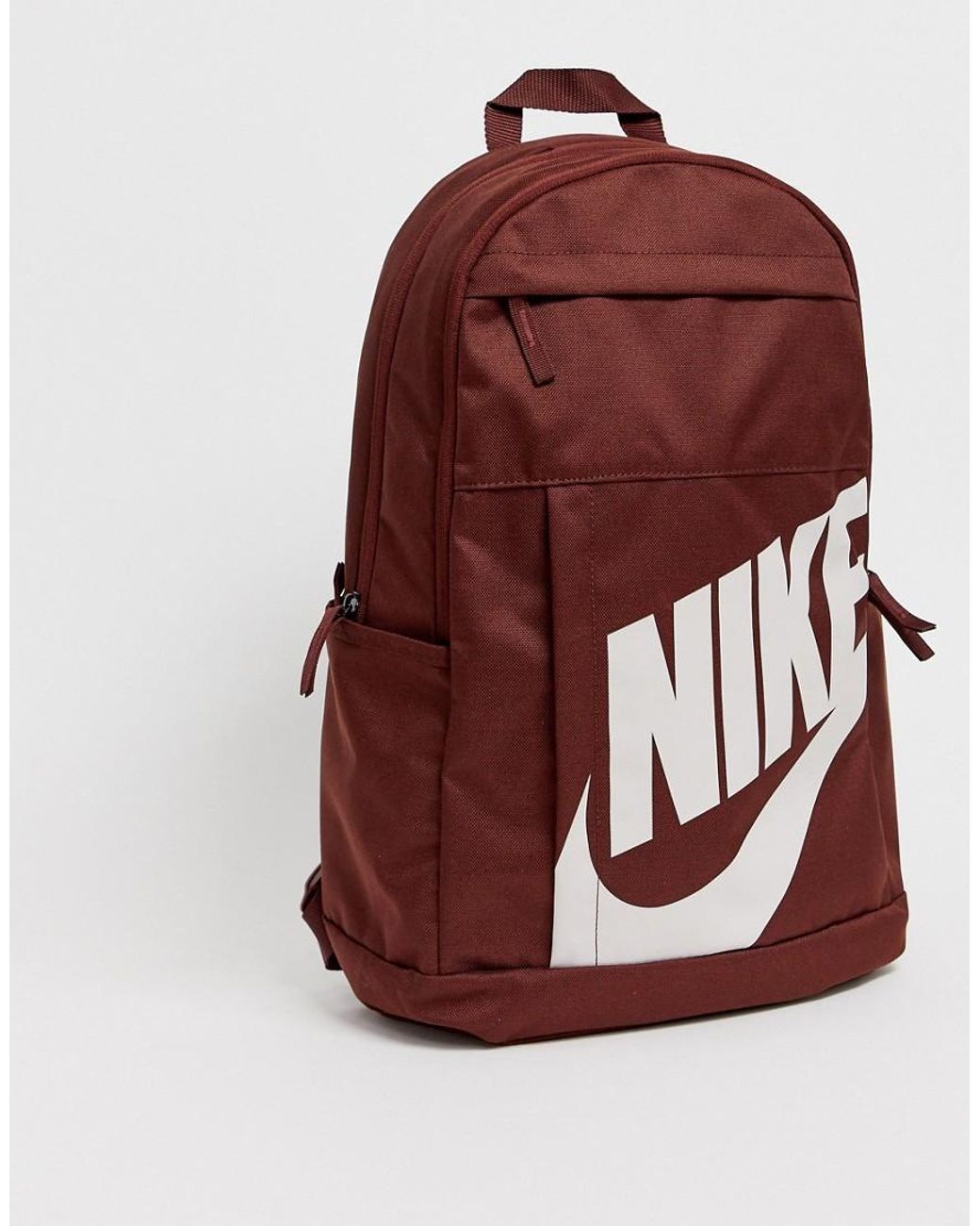 burgundy nike backpack