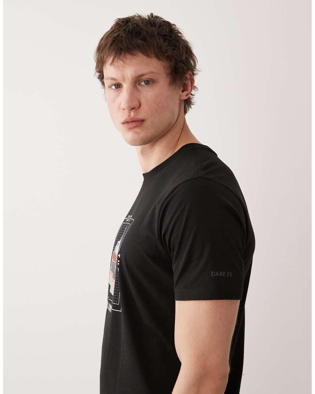 Dare 2b Black Breathable Movement Iii T-Shirt for men