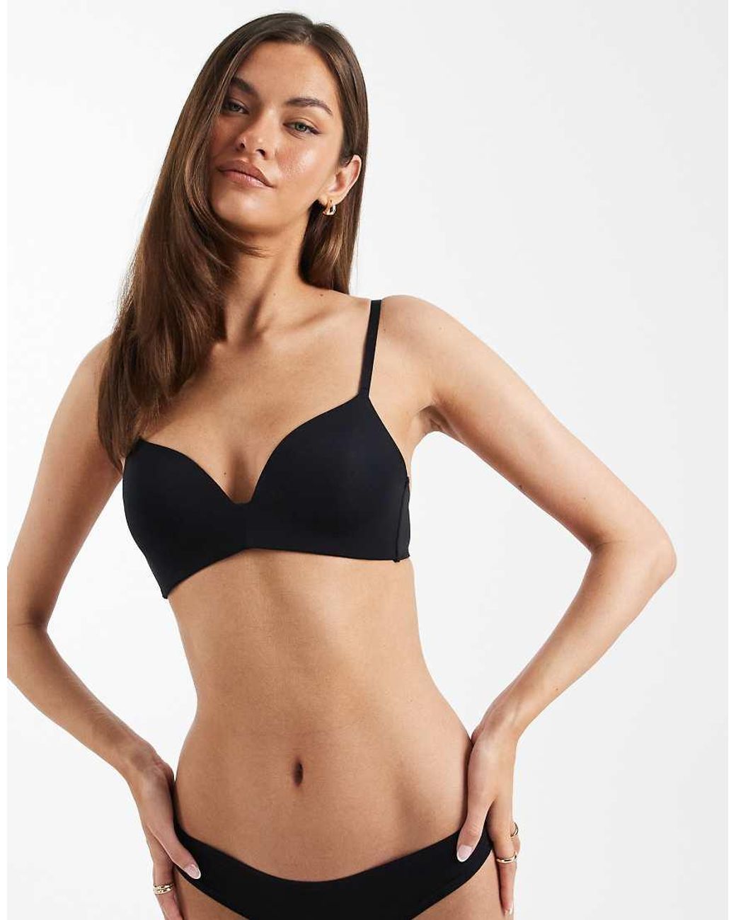 ONLY Black Moulded Bra