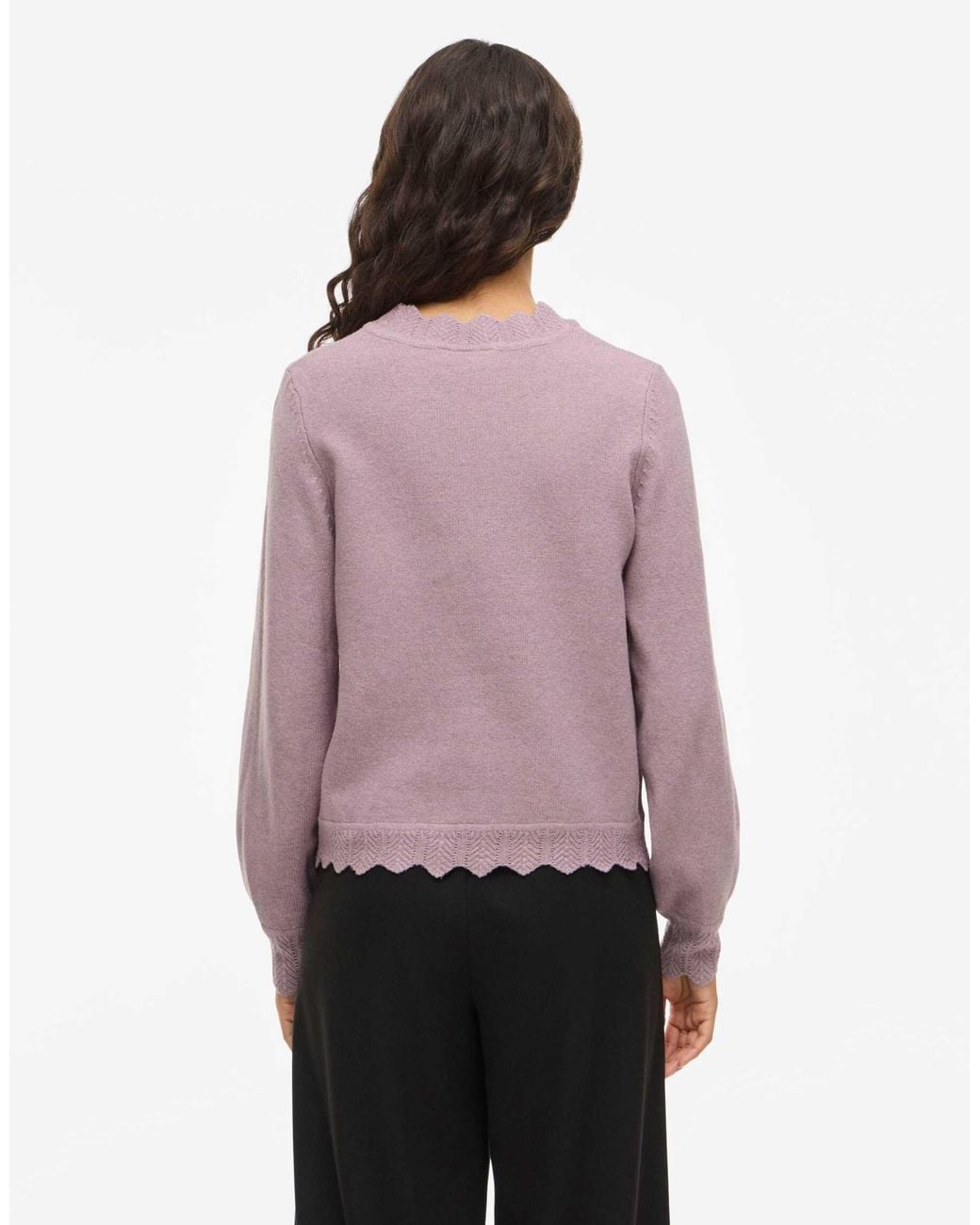 Vila Purple Strickpullover