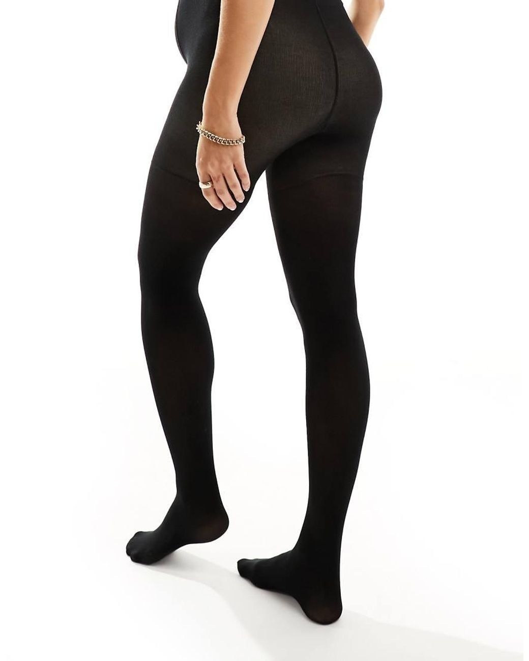 Mama.licious Black Mamalicious Maternity 2 Pack 200 Denier Tights