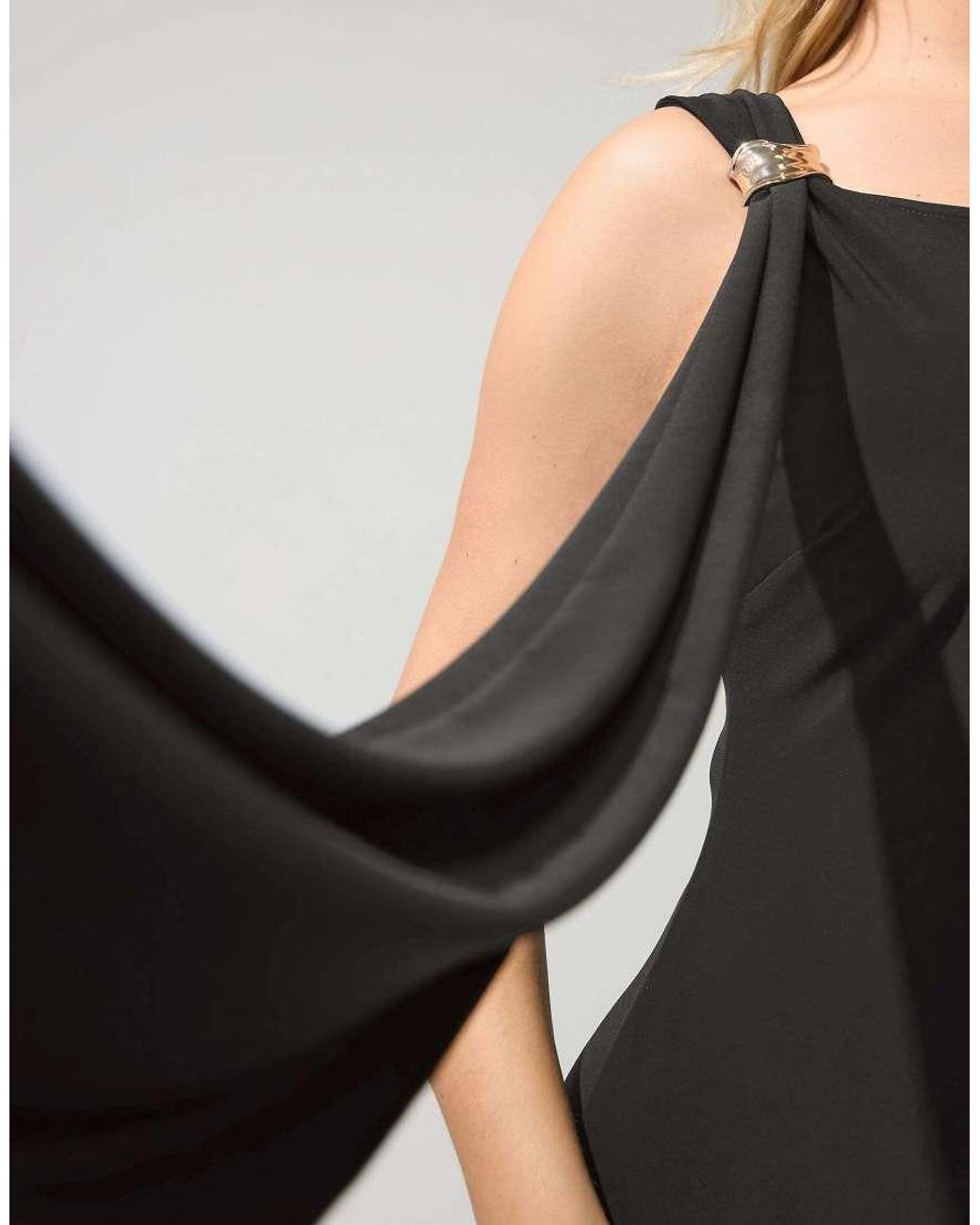 Yours Clothing Black Sash Maxi Dress